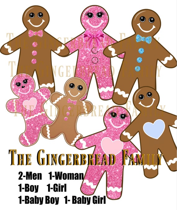 gingerbread family for the