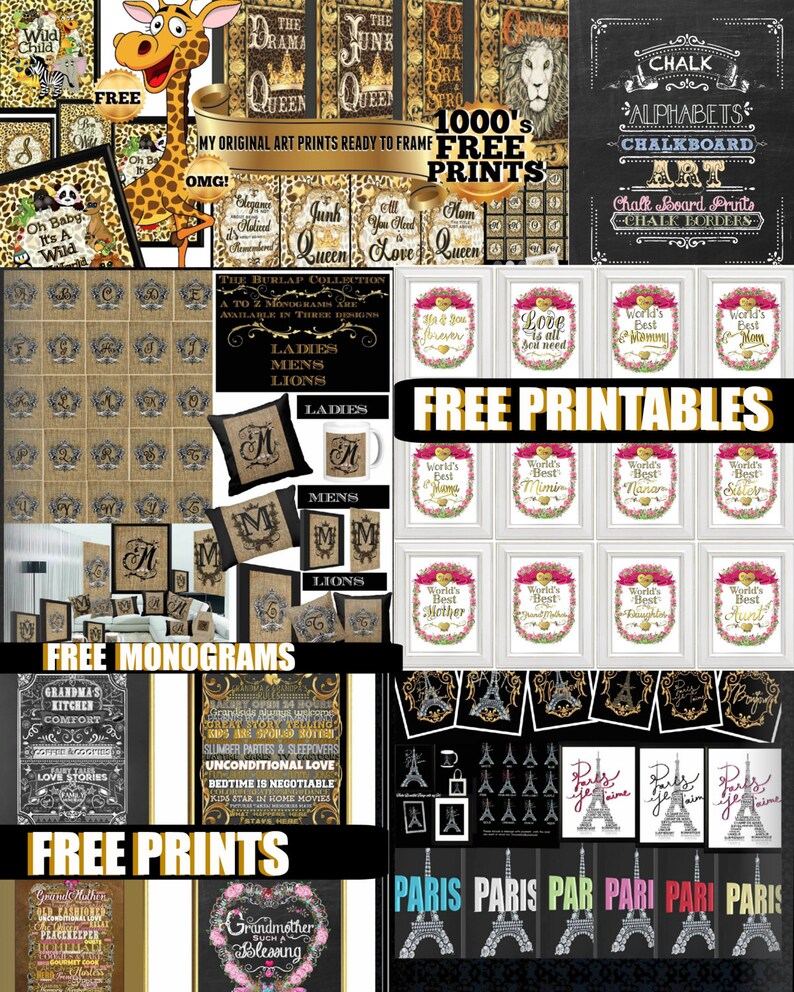 CIRCUS BUNDLE 20 Images 15 Words Clowns Elephants Monkey Lions Seal Personalization Blanks Cute Adorable Circus Scrapbook Bundle Digital PNG