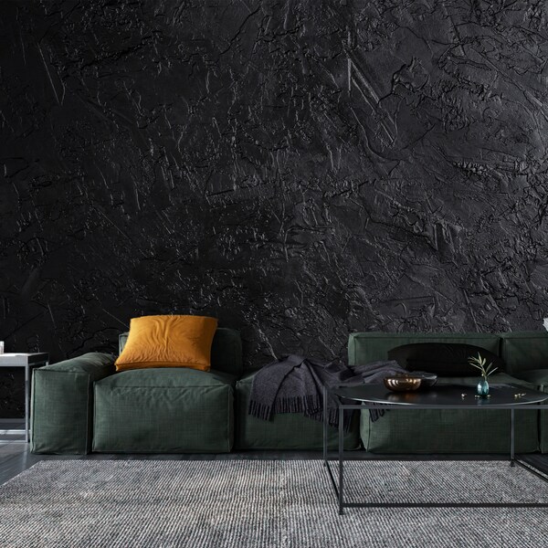 Plaster Wallpaper Etsy