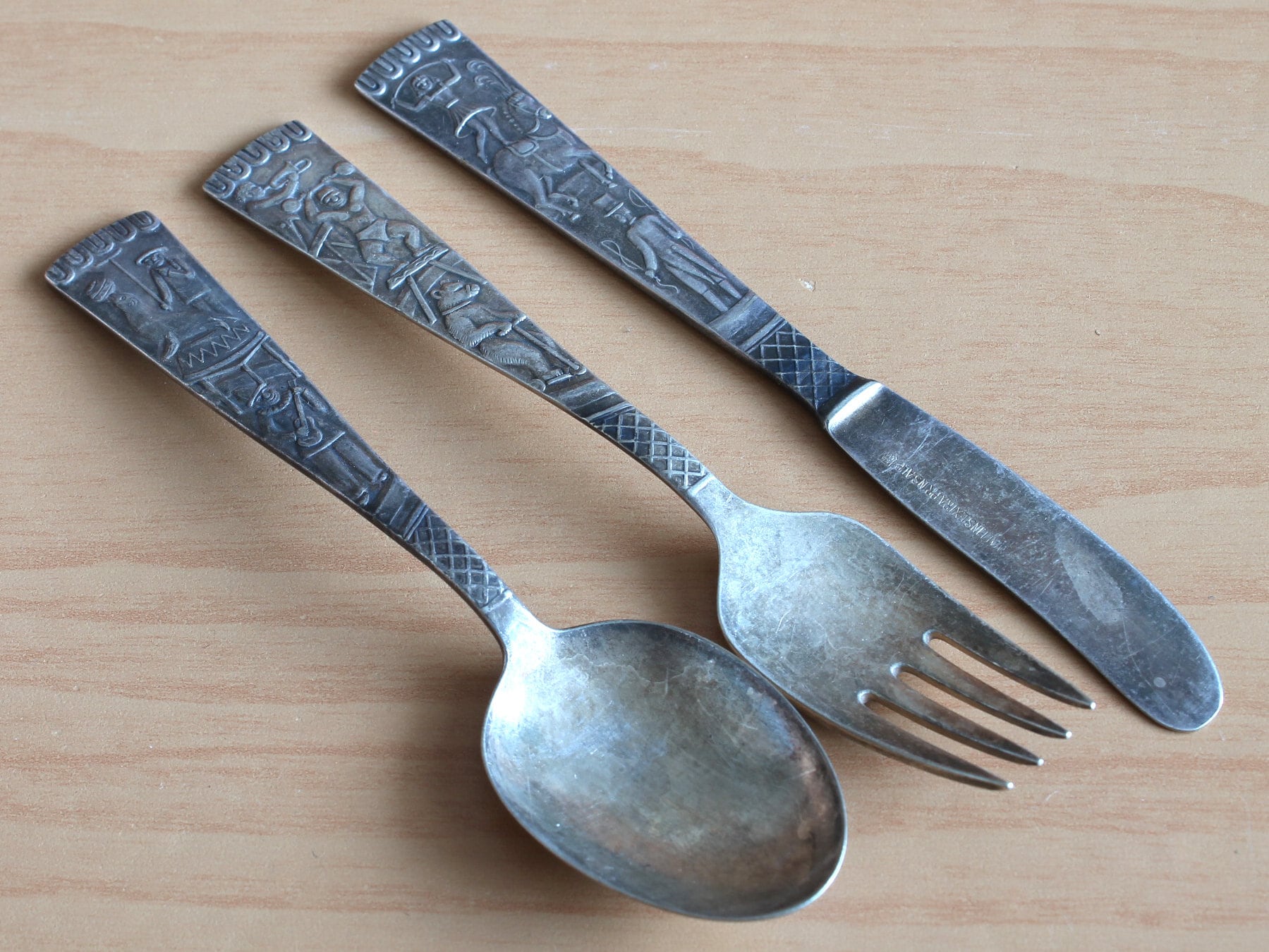 Vintage Wallins Extra PR NS Alp Spoon Fork And Knife Etsy