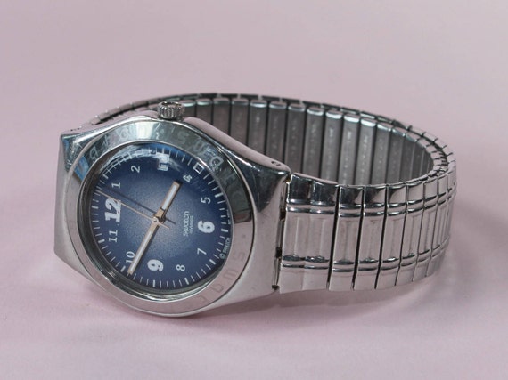 swatch elastic metal strap