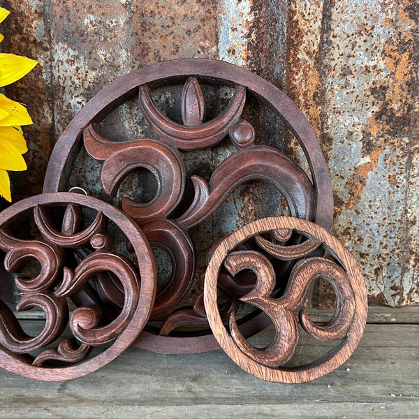 Carved Wooden OM