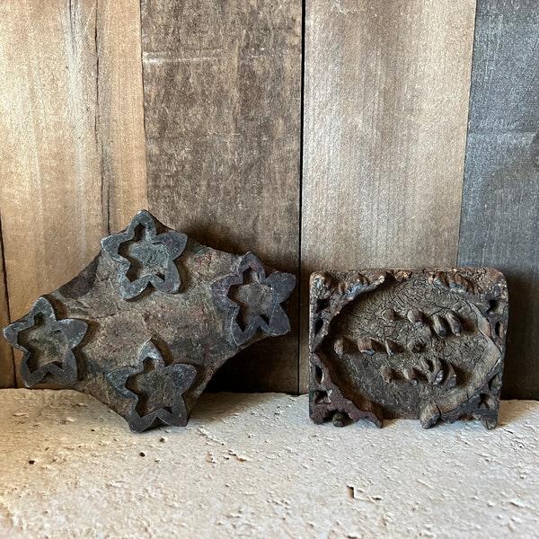 Indian Wooden Stamps Etsy