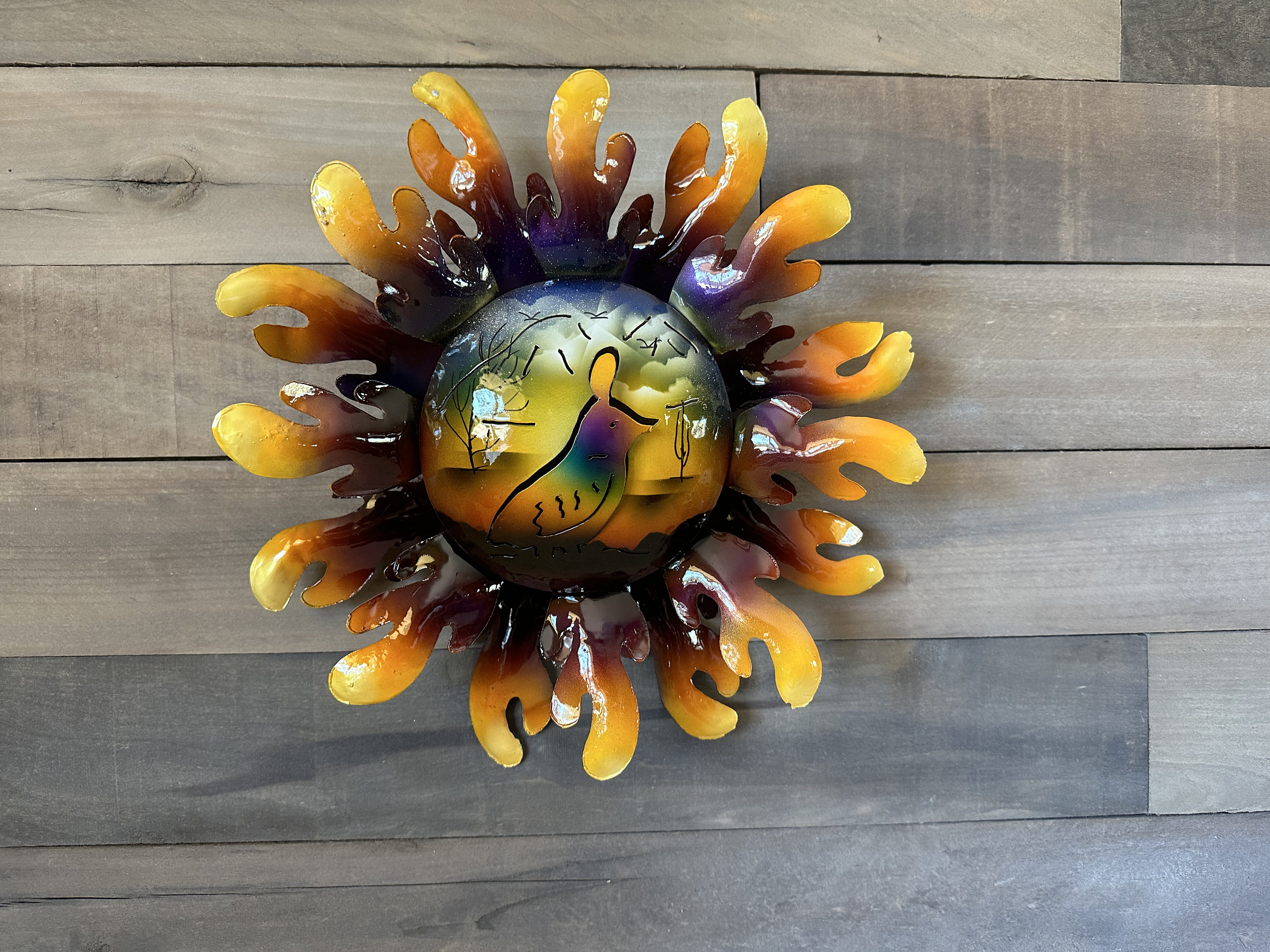 Metal Sun Mexican Metal Yard Art - Etsy Sweden