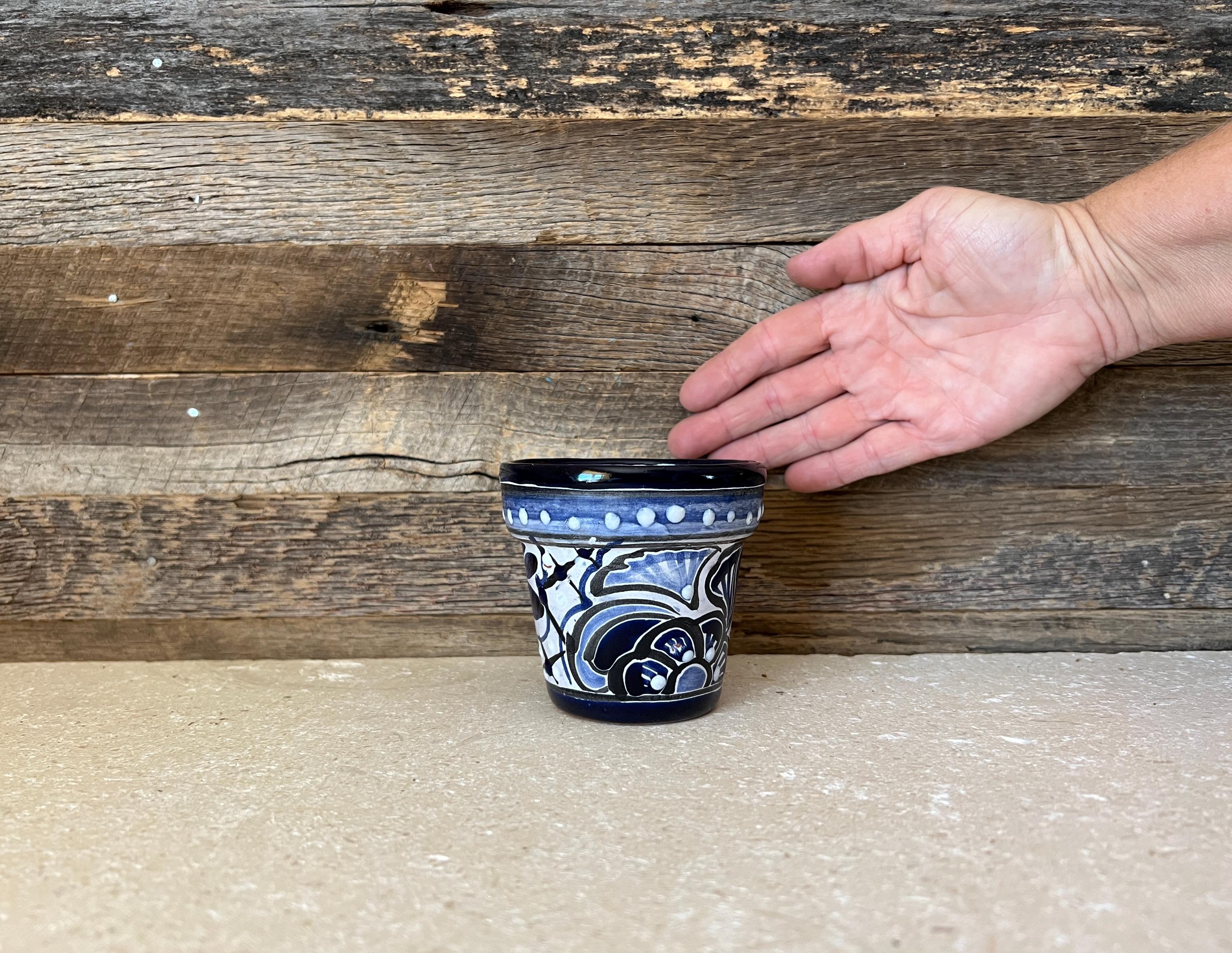 Evergreen Garden Talavera Mexican Pottery Ceramic 12 in