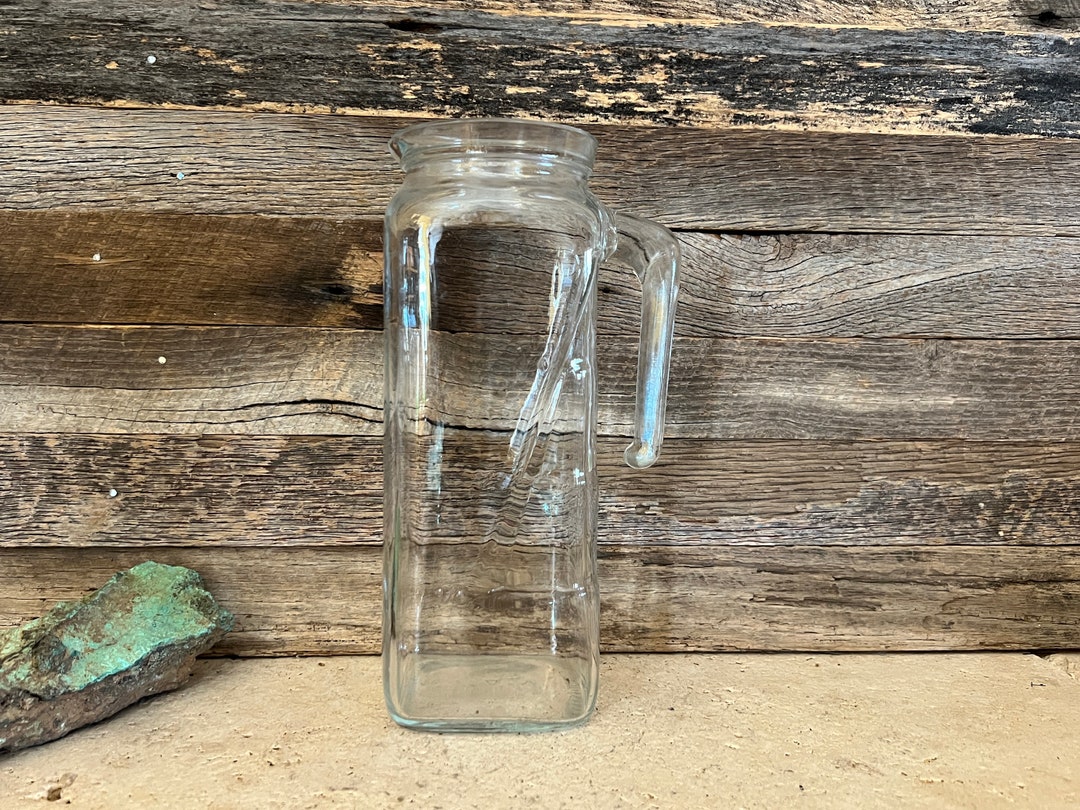 Vintage Glass Measuring Pitcher Made in Italy Etsy