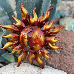 Metal Sun Mexican Metal Yard Art - Etsy