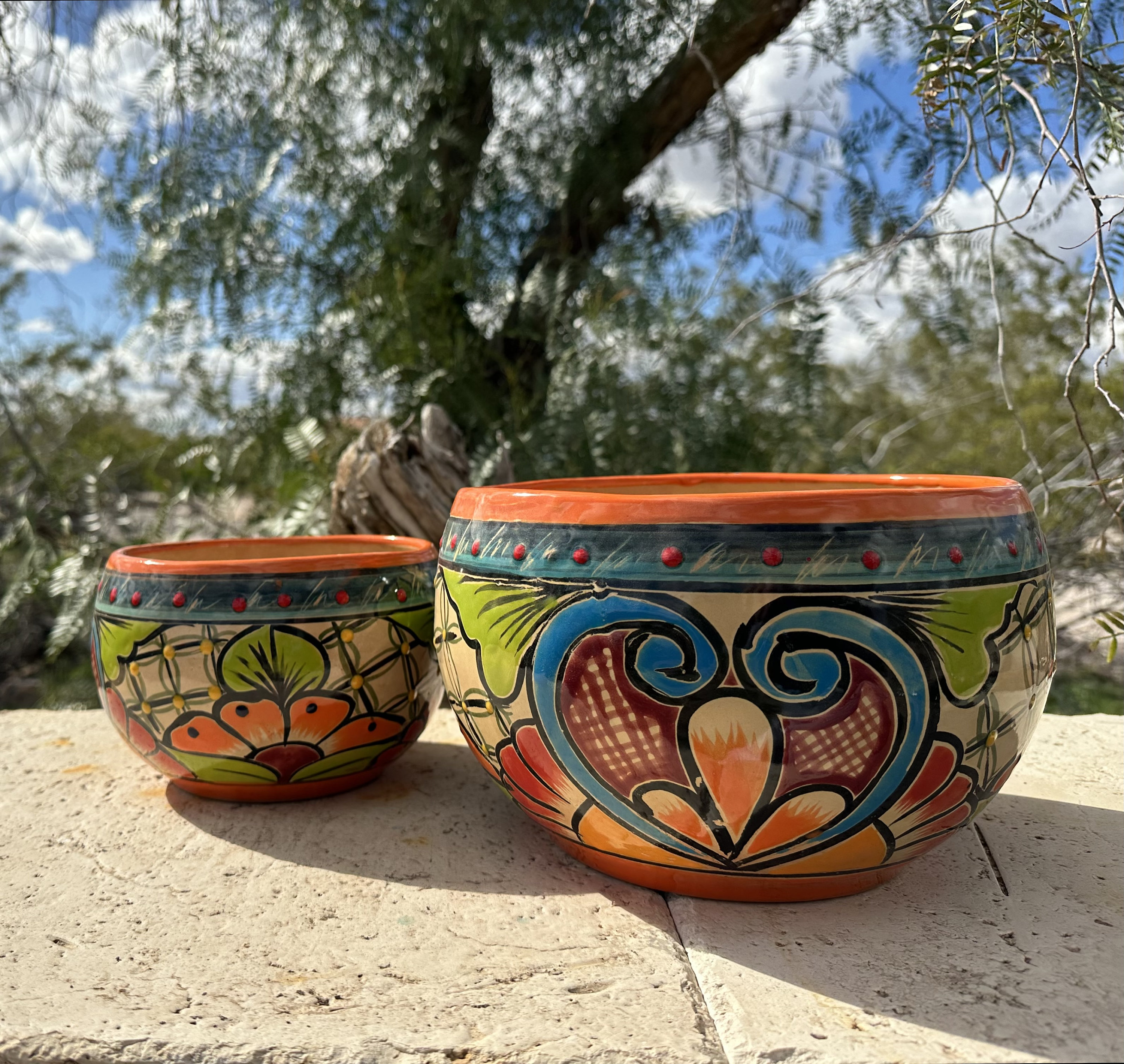 Planters  Pottery planters, Mexican pottery decor, Pottery