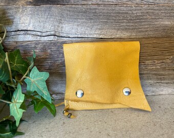 Handcrafted Deerskin Hip Pouch Credit Card ID Pouch