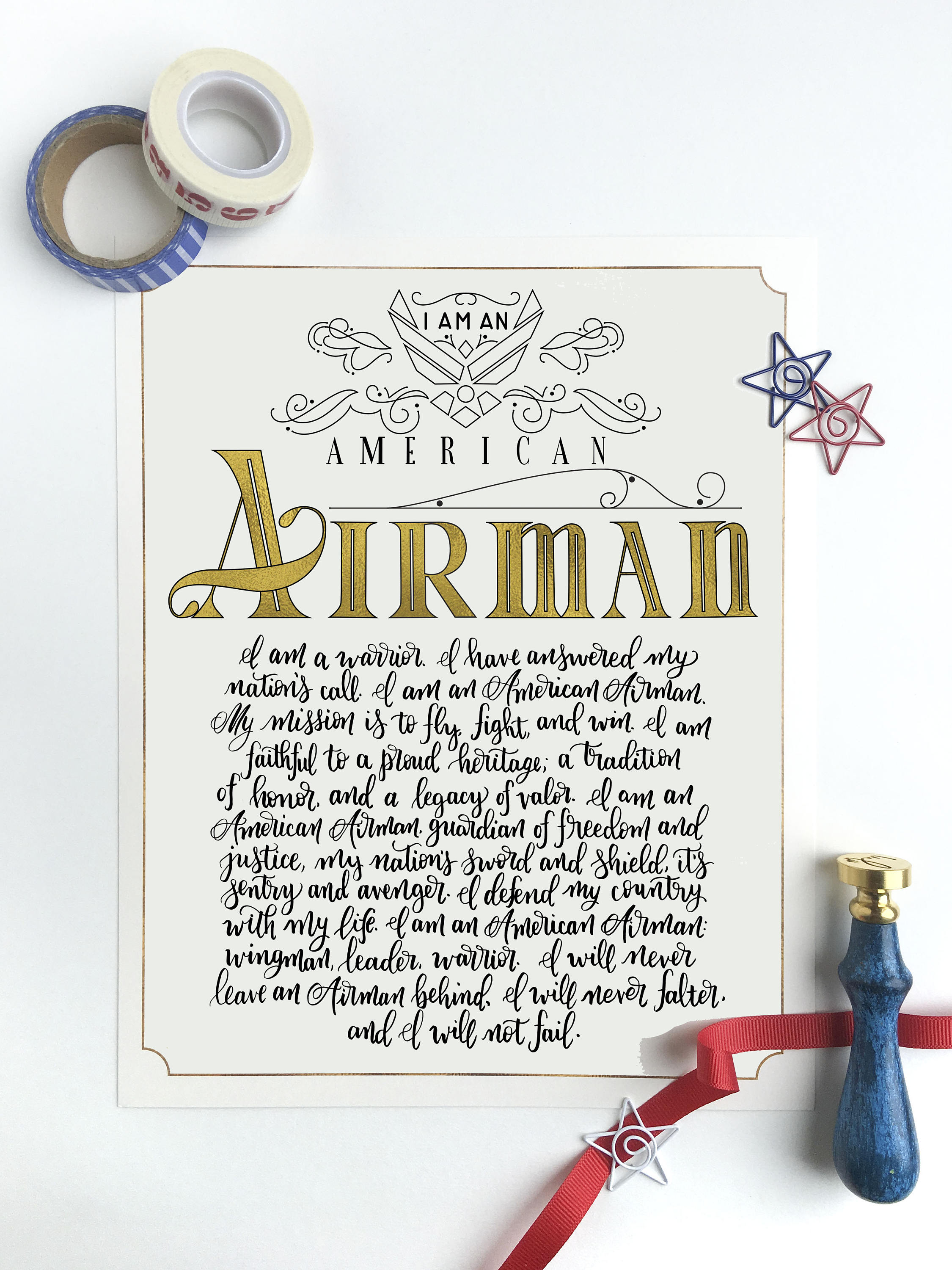 Airman's Creed - Etsy