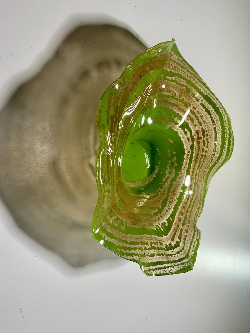 Original Handmade Recycled Plastic Wall Flower Extra Small 5 Copper