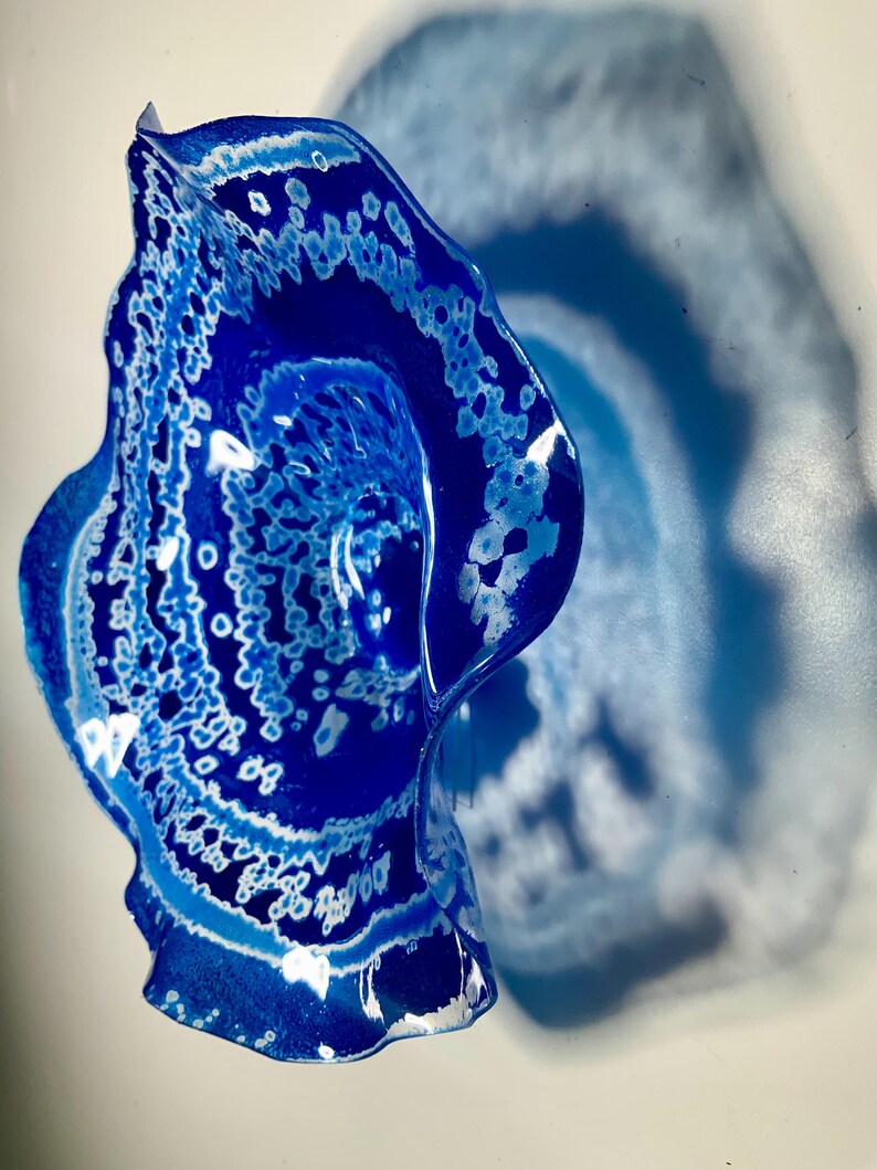 Handmade Original Round Wall Flower Hanging Home Decor Recycled Plastic