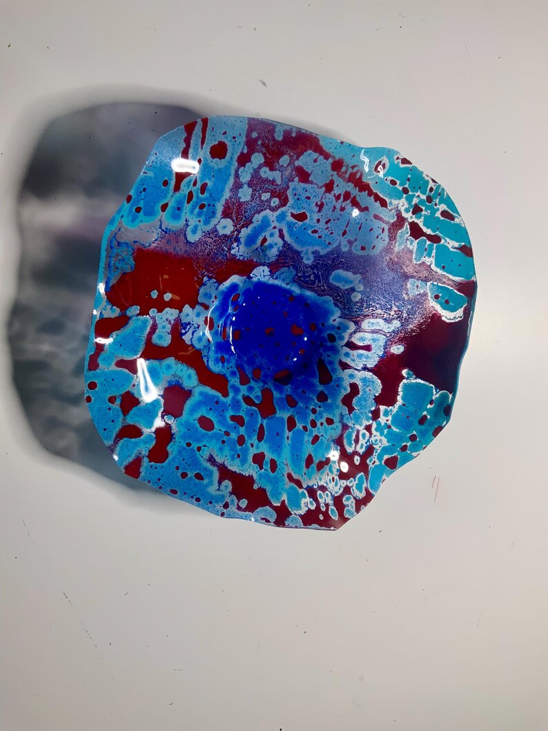 Blue/red/original Handmade Wall Hanging/minimalist Home Decor Recycled