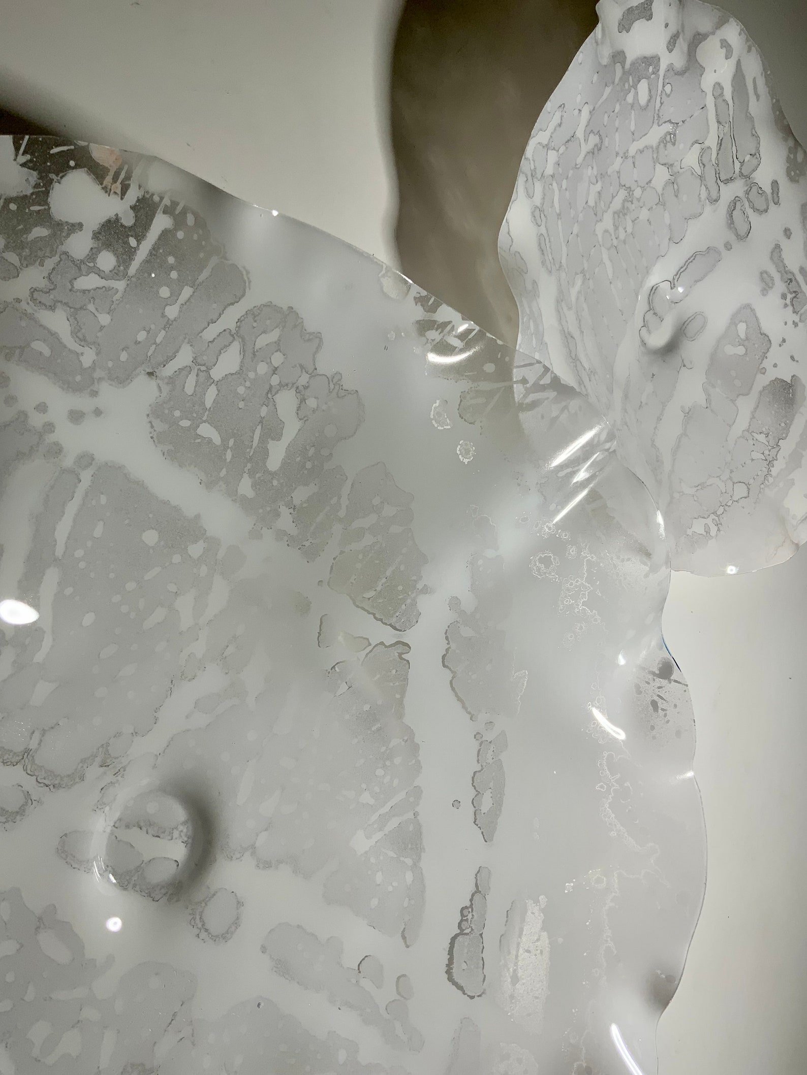 White Wall Plate/recycled Plastic/looks Like Glass/pick Your Size ...