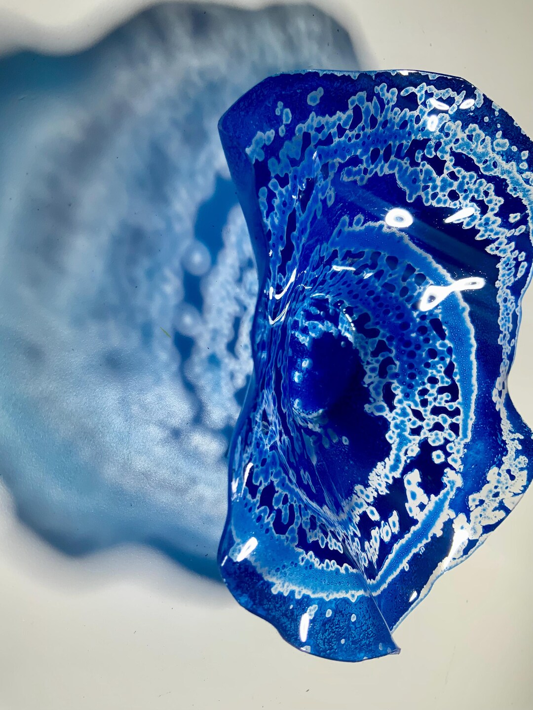 Handmade Original Round Wall Flower Hanging Home Decor Recycled Plastic