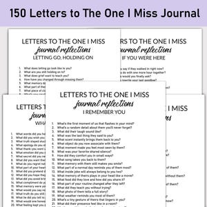 Cartas para quem sinto falta: lembretes para diário, imprimíveis, diário, minimalista, reflexões, luto, memória, cura e amor, perda, desapego