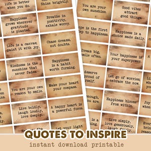 Citazioni motivazionali stampabili, download digitale, parole positive, motivanti, citazioni per ispirare, parole motivazionali, download immediato