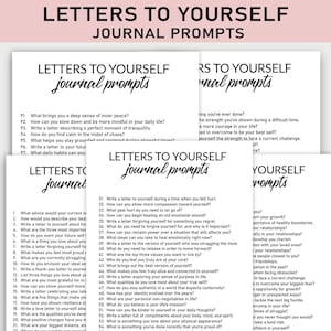150 Brief an sich selbst Journal Prompts, bedruckbar, Journal, minimalistisch, Reflexionen, Liebesbrief, Brief an mich selbst, Zukunft Selbst, Wachstum