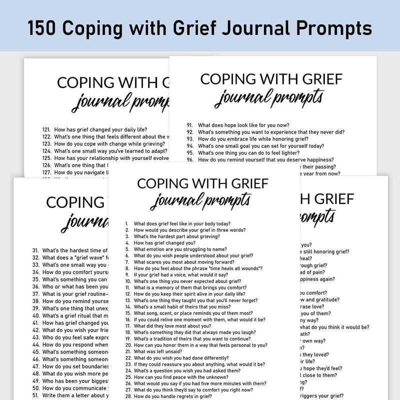 Printable Grief Planner - Etsy