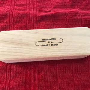 Maple Tailor's Clapper - 10" with both ends rounded