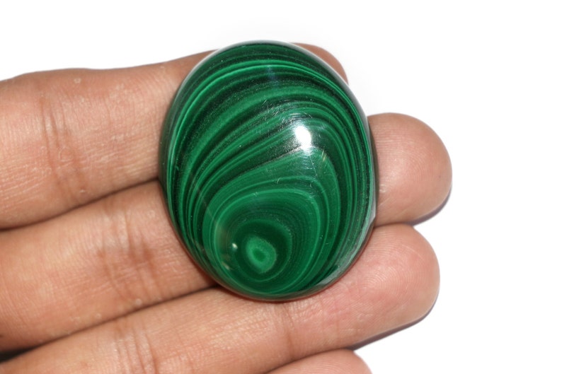130 Carat 100 /% Natural Malachite BIG Cabochon Oval Shape Loose GEMSTONES Approx 39 x 32 x8 MM New Arrival Wholesale price