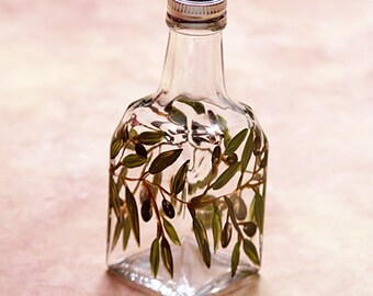 Cruet oil or vinegar bottle