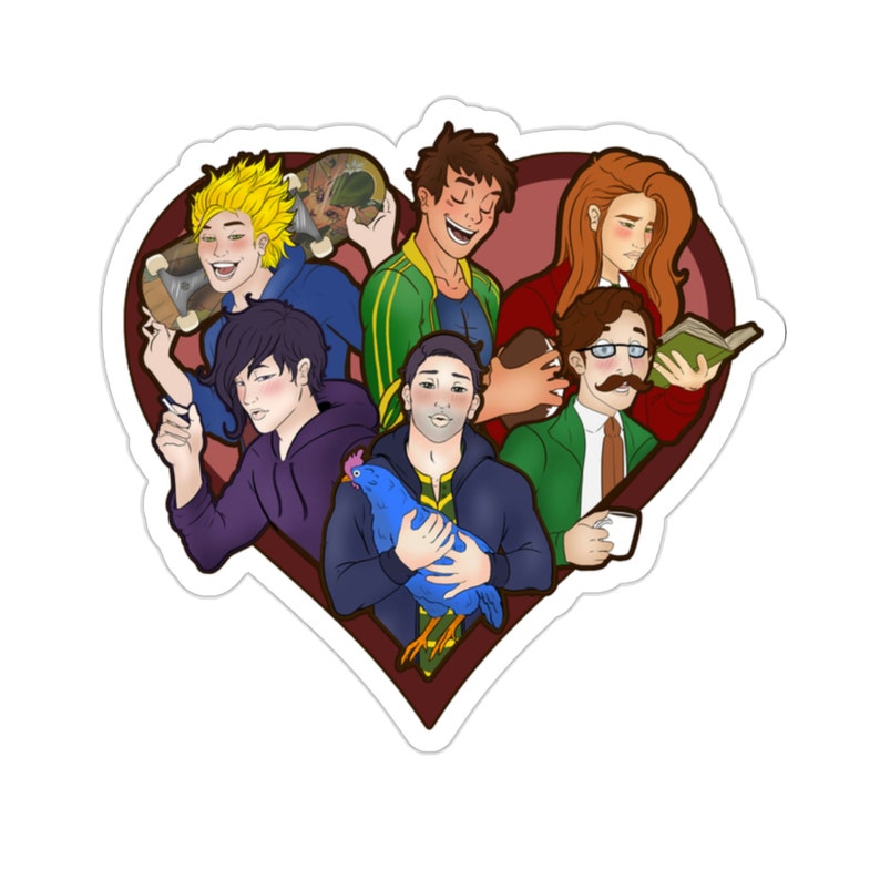 Stardew Valley Blushing Bachelor Sticker - Etsy