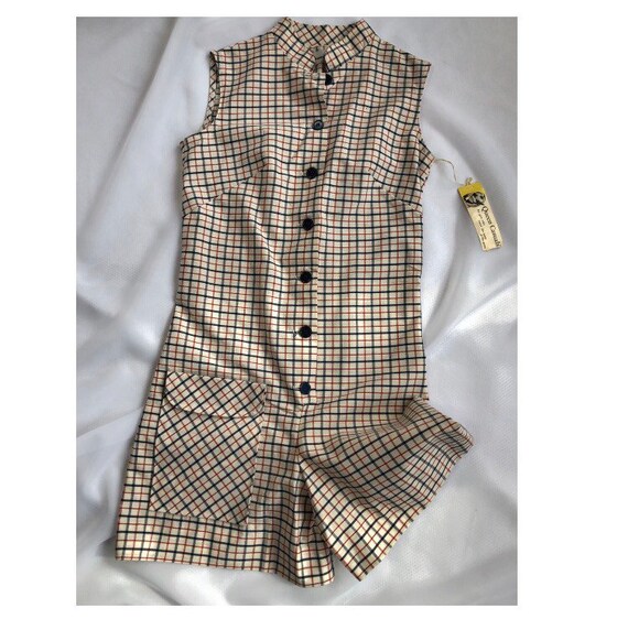 Vintage 1960s Queen Causals Romper