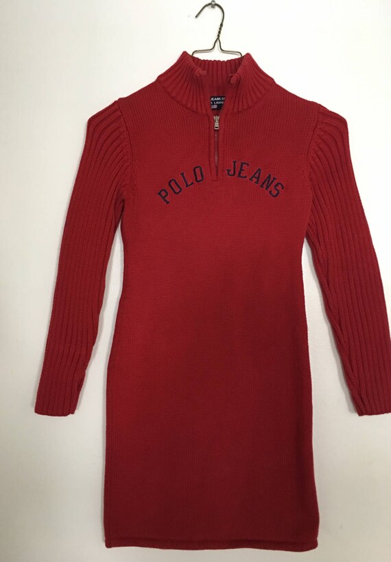 90s Ralph Lauren Sweater Dress Vintage Ralph Laure