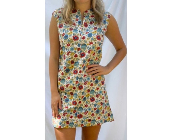 Vintage 1960s floral dress - image 1