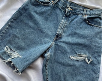 Vintage Levi’s Distressed Jean Shorts