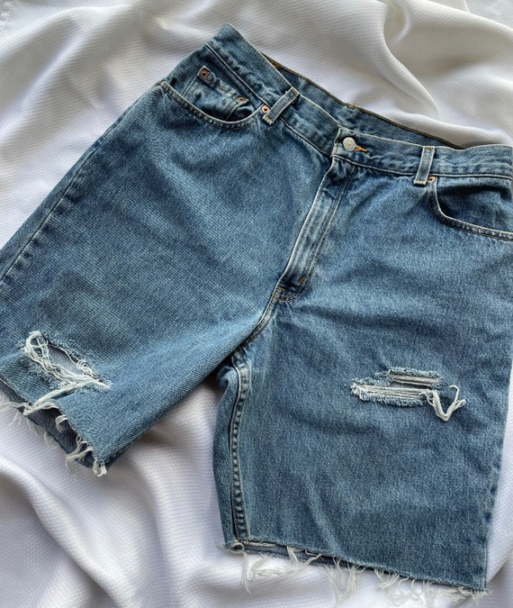 Vintage Levi’s Distressed Jean Shorts
