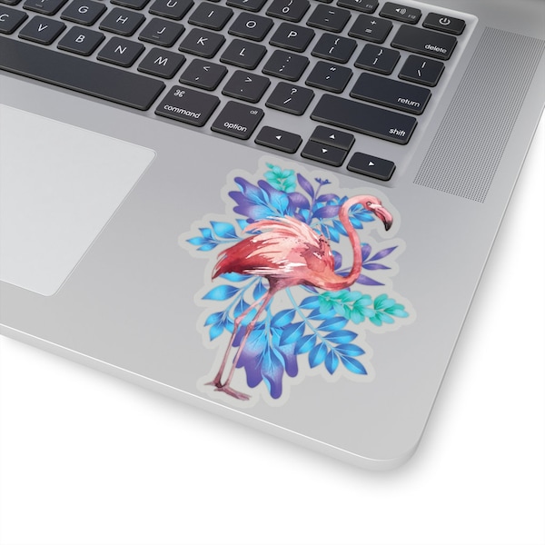 Flamingo Kiss-Cut Stickers | Flamingo Sticker | Flamingo Laptop Sticker | Gift Sticker