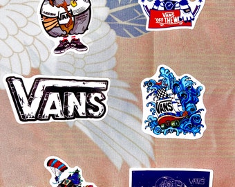 Vans Themed Sticker 5 Pack -  Plus 1 Free and FREE SHIPPING!