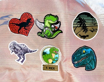 Dinosaur Jurassic Themed Sticker 5 Pack -  Plus 1 Free and FREE SHIPPING!