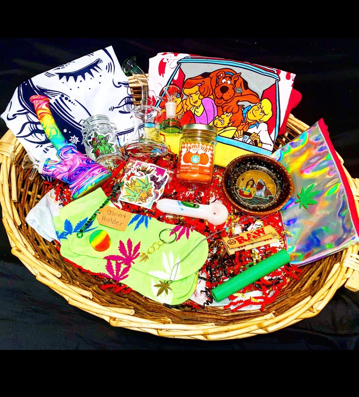 420 Happy Stoner Themed Mystery Gift Box Kit 5 Size Options Etsy