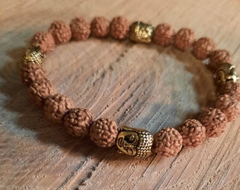 Stretch Rudraksha Seed Bracelet