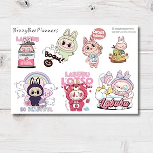 Labubu Stickers-Planner Stickers- Kawaii Stickers