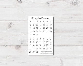 Date Stickers- Date Covers- Date Dots- Planner Stickers