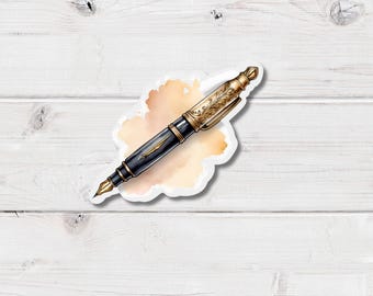Fountain Pen Sticker Flake- Pen Sticker- Fountain Pen Sticker