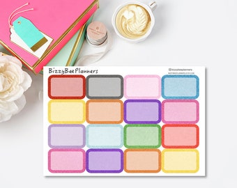 Halfbox Planner Stickers- Planner Stickers-Erin Condren Planner Stickers-Happy Planner Stickers- Appointment Box Stickers