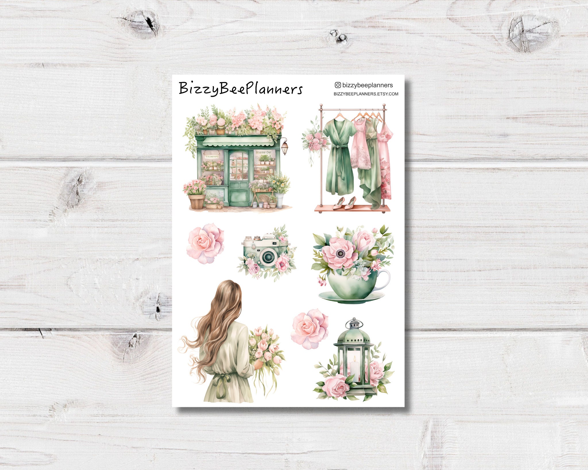 Spring Dreams Deco Stickers- Planner Stickers- Spring Stickers ...