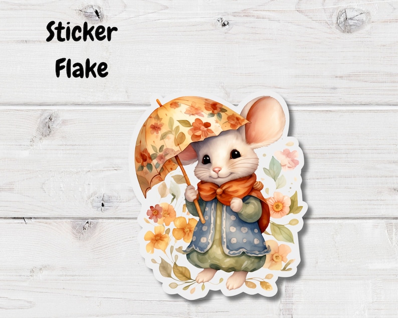 Mouse Sticker Flakes- Cute Mice Stickers- Sticker Flakes- Journaling ...