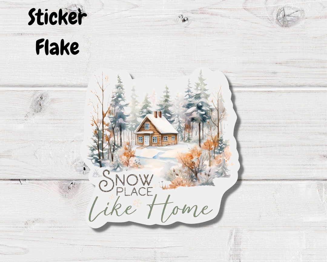 Snow Sticker Flake- Transparent Stickers- Sticker Flake- Planner ...