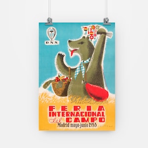 Vintage poster - Feria internacional del campo - Madrid - 1953