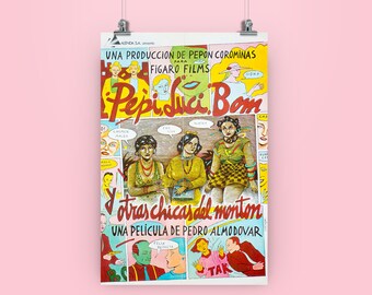 Pepi, Luci y Bom y otras chicas del montón - Movie poster - Almodóvar - 1980