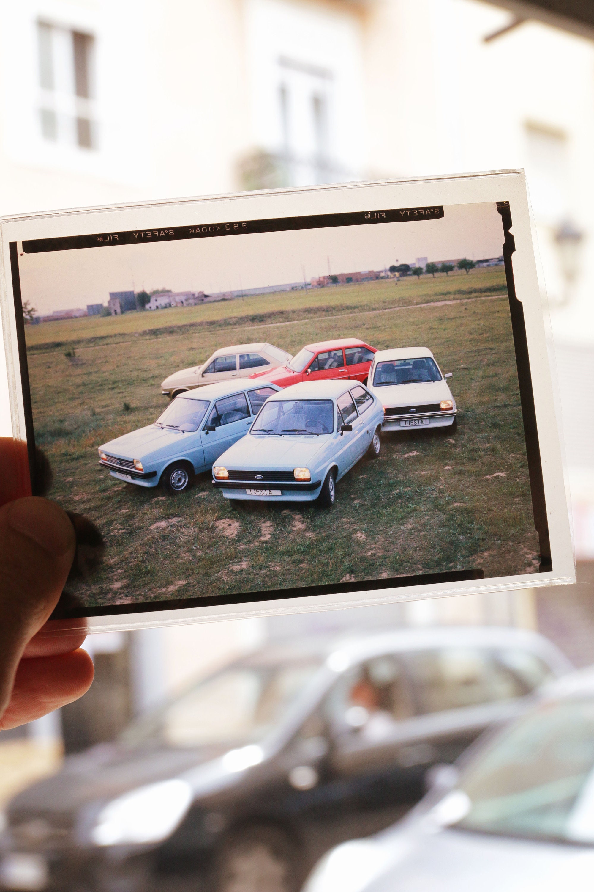 Vintage car photograph - Ford Fiesta - Spain - 1980s