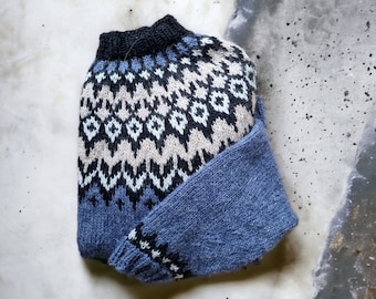 Knitted Icelandic Wool Sweater
