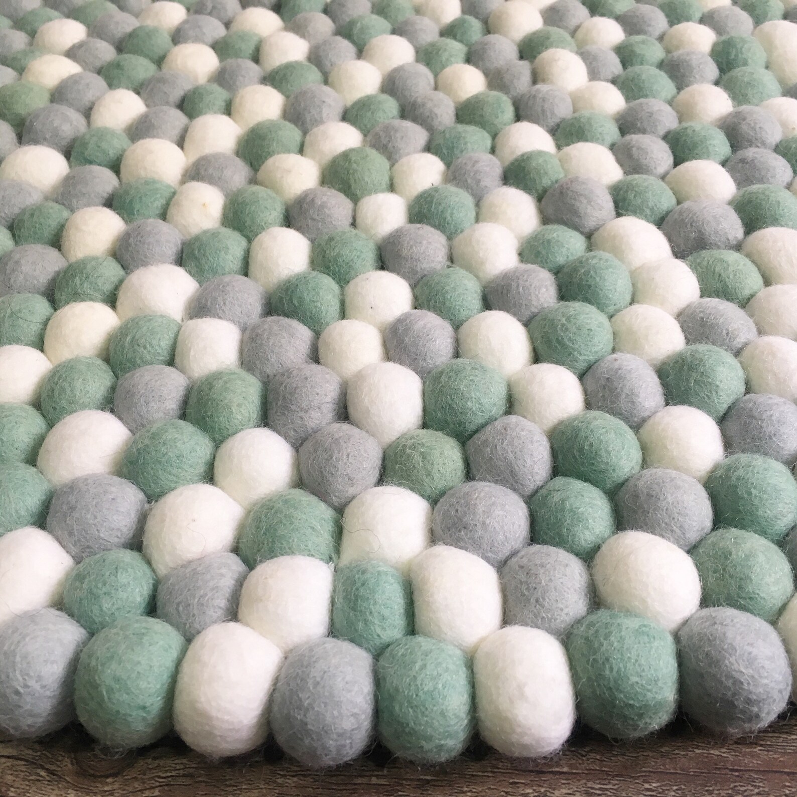 Rug One Green Bottle Green Nursery Rug Free Shipping Felt Etsy