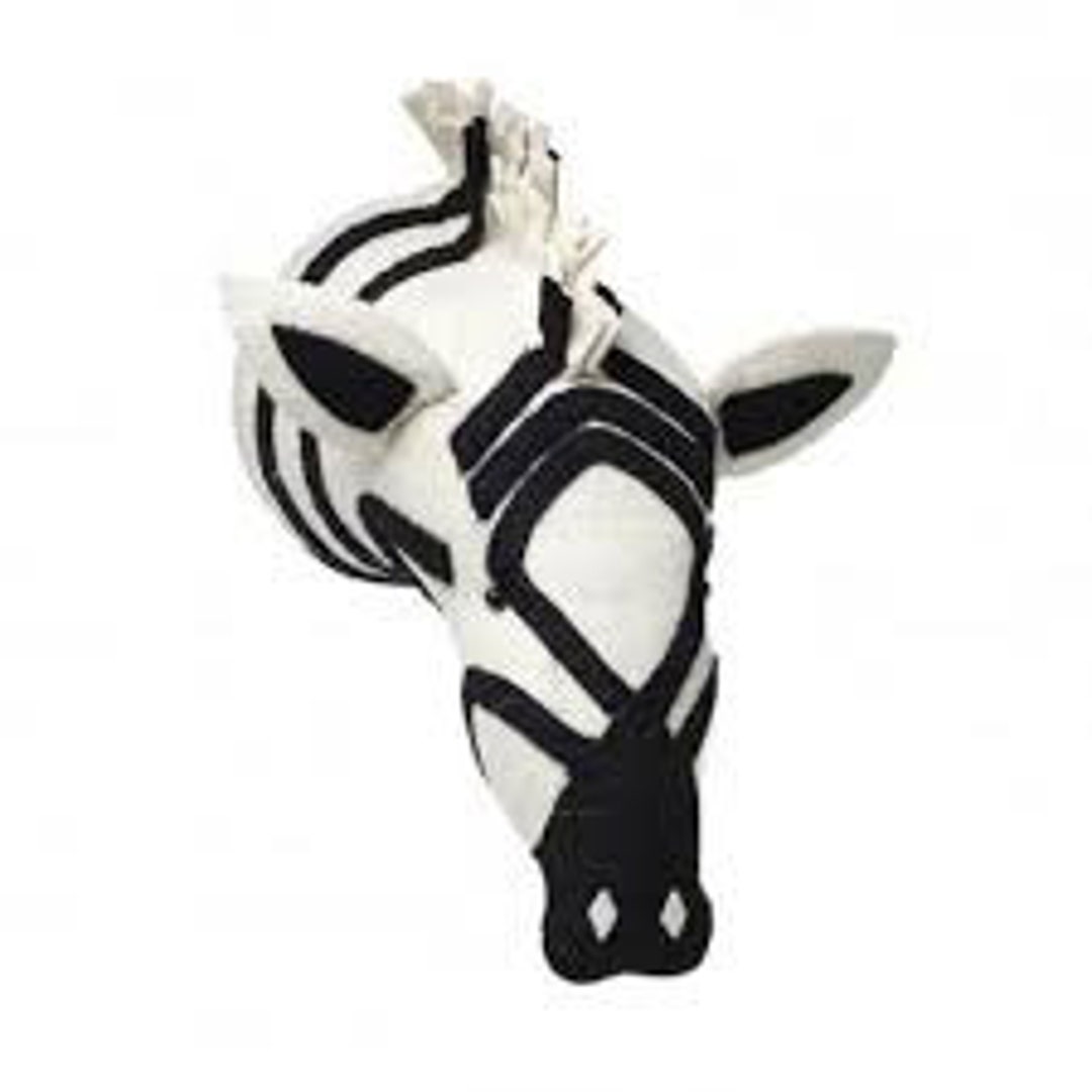 Zebra Large Stuffed Zebra Kids Room Head Kids Animal Head Etsy